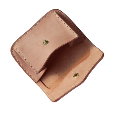 GODFISH LEATHERイタリアンレザー コインケース ミシン