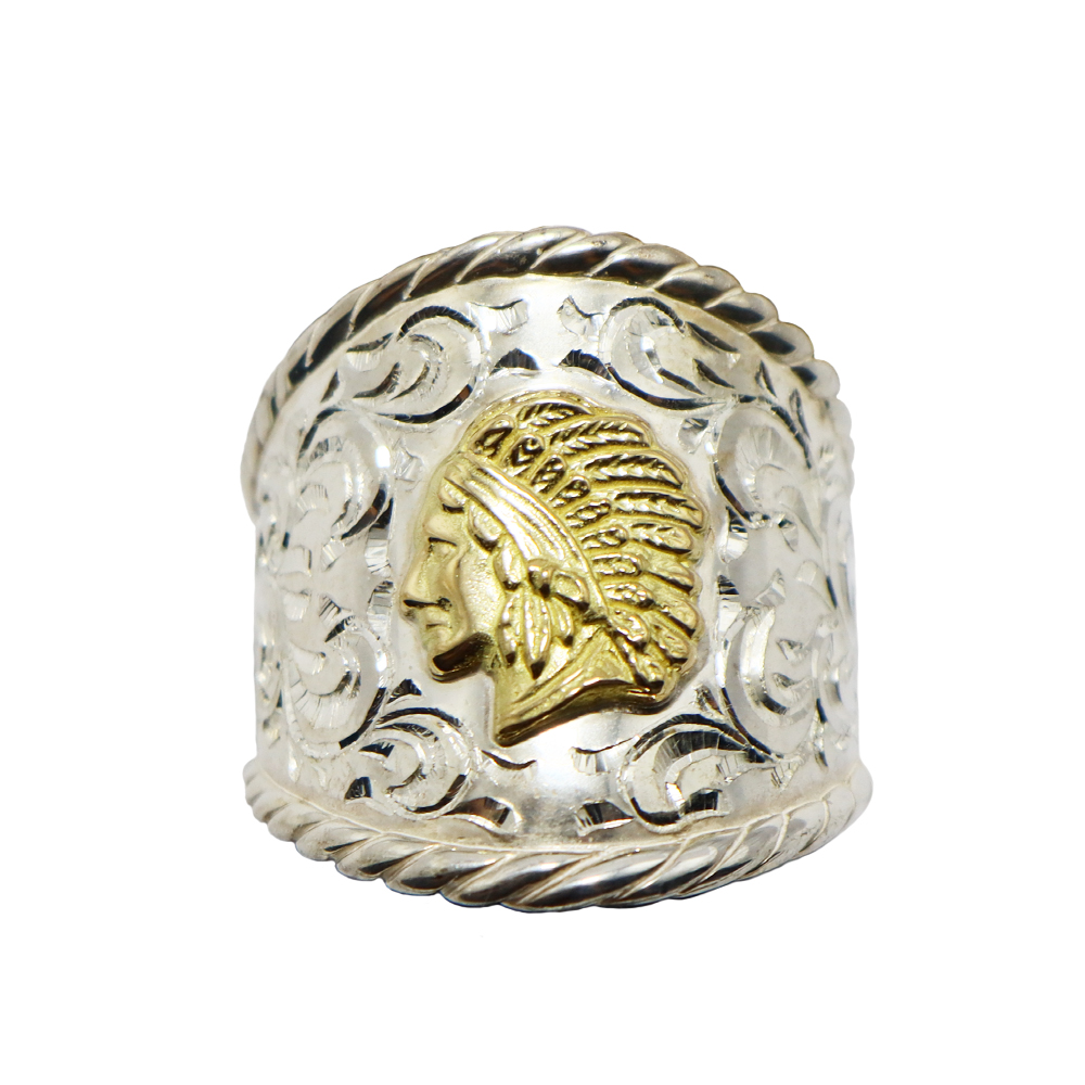 TADY&KING[ORDER ITEM]縄目リング(大)アラベスクK18インディアン 特注