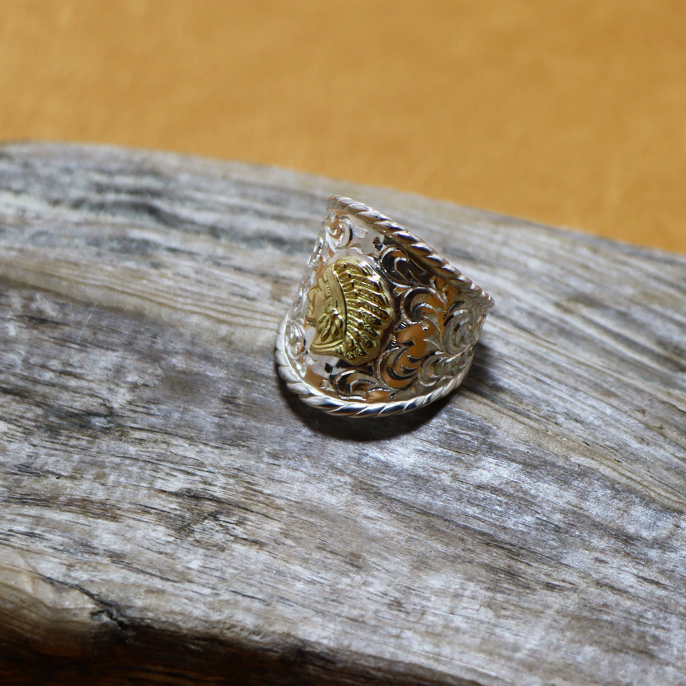 TADY&KING[ORDER ITEM]縄目リング(大)アラベスクK18インディアン 特注