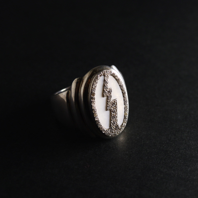 loro ダイヤリング✨️ LoLo by TADY ロロバイタディサンダーリングSVパヴェダイヤ 白蝶