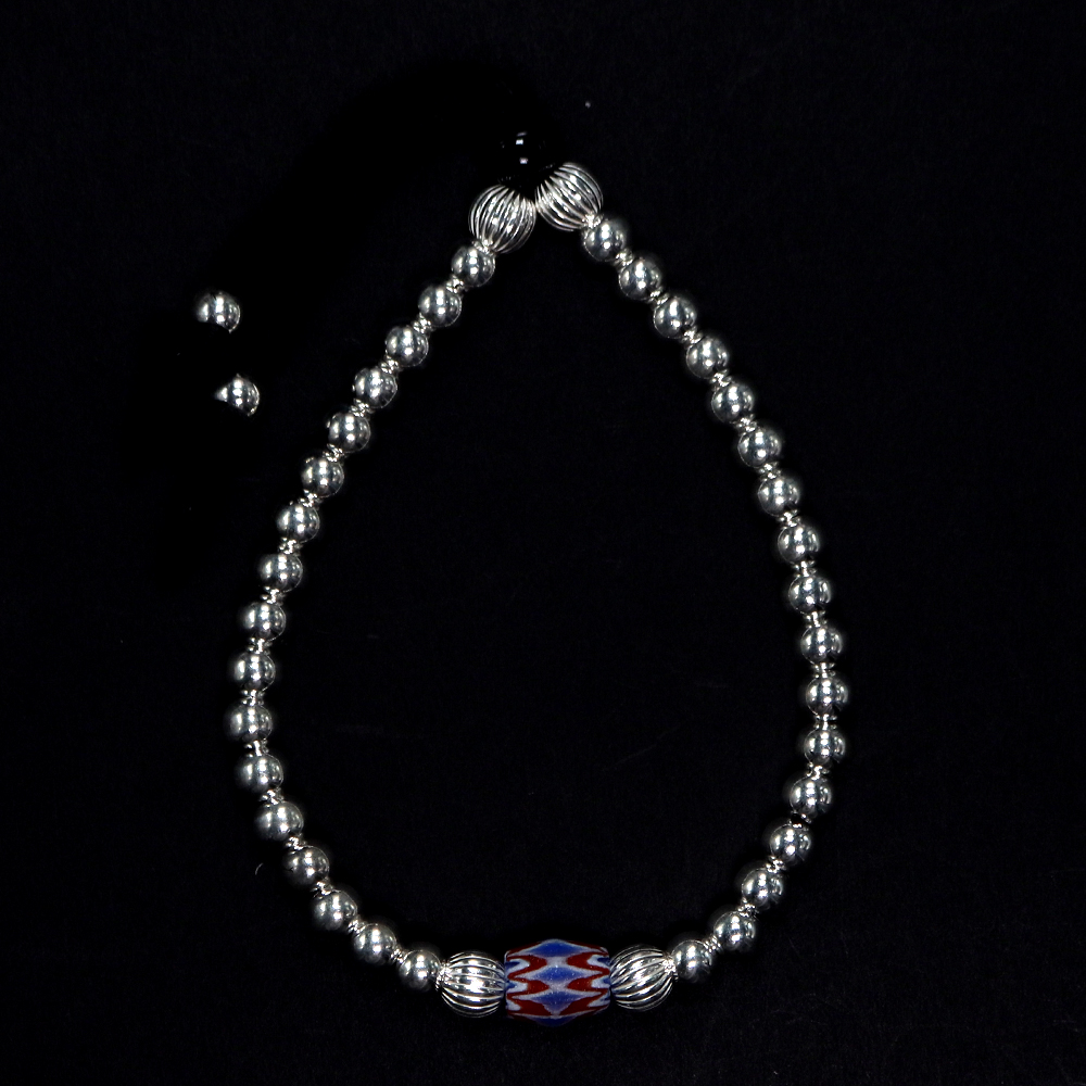 【専用】シェブロン・ビーズ・ブレスレット他 TADY&KINGシェブロンビーズSVビーズブレスレット バングル TADY＆KING