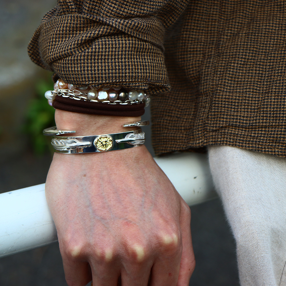 TADY&KING平打ちバングルGPローズ&ダブルSフェザー ALL ITEM
