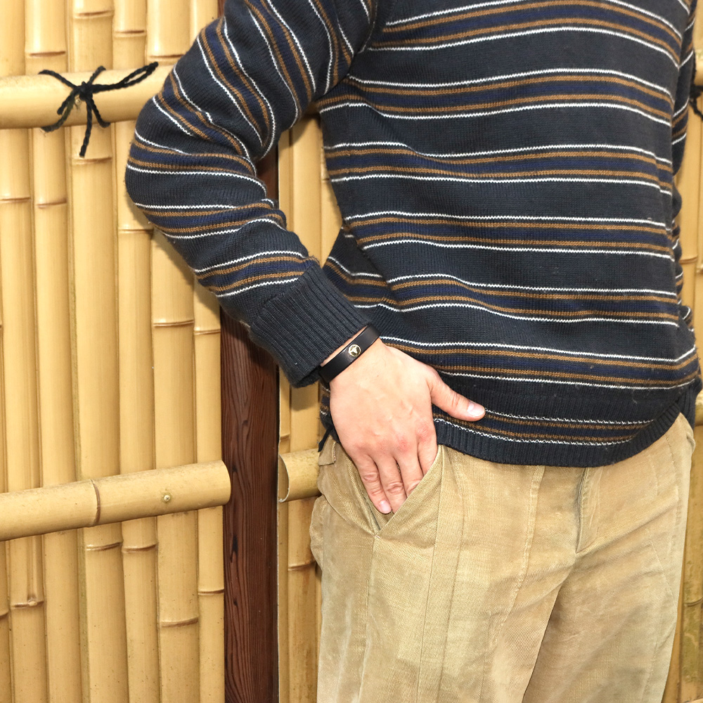 TADY&KINGK18メタル付きレザーブレスレット ALL ITEM TADY＆KING