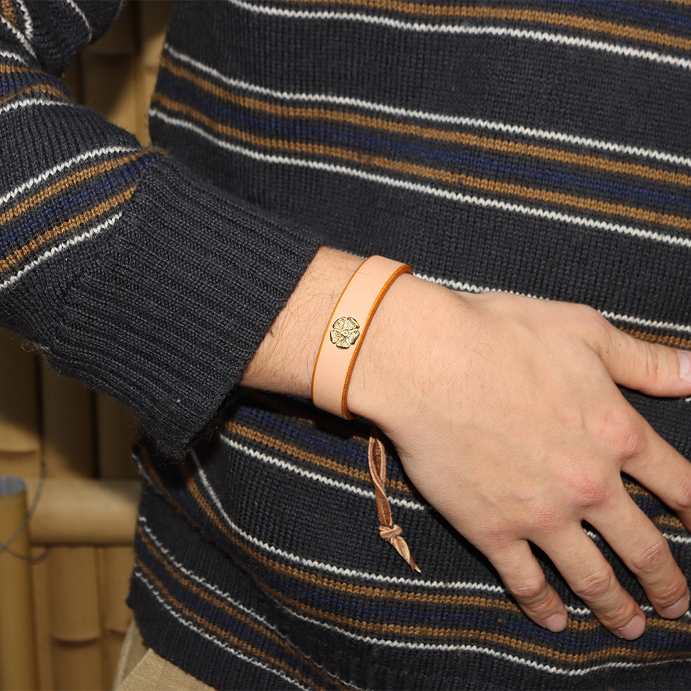 TADY&KINGK18メタル付きレザーブレスレット ALL ITEM TADY＆KING