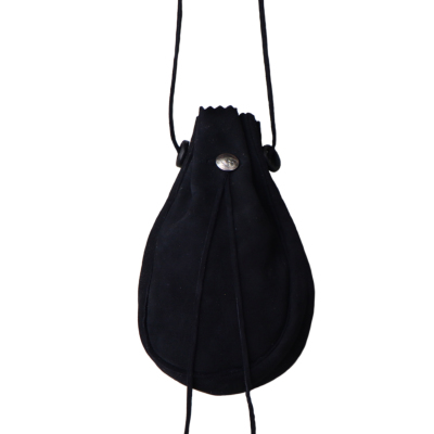 TADY&KING 巾着バッグ ポーチディアスキン ブラック TADY&KING 巾着バッグ ポーチディアスキン ブラック - メルカリ