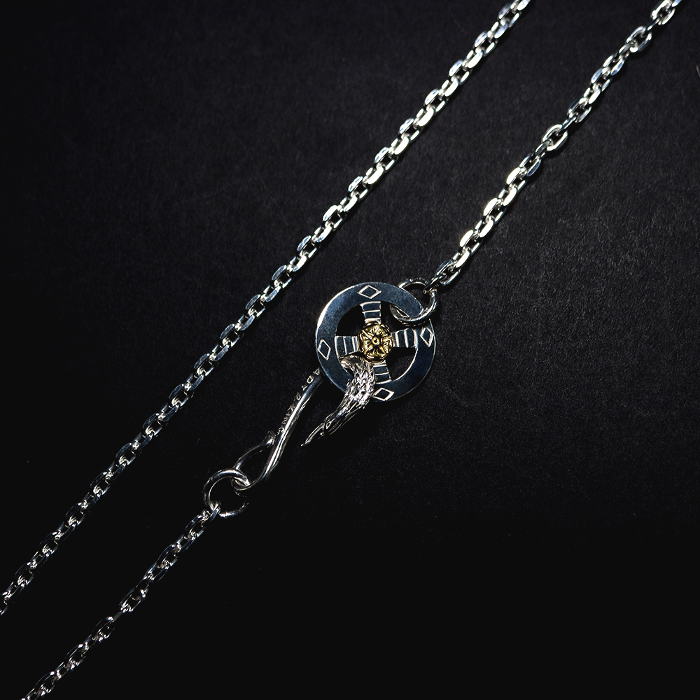 TADY&KINGイーグル フック＆レギュラーホイールK18ローズ付きチェーン