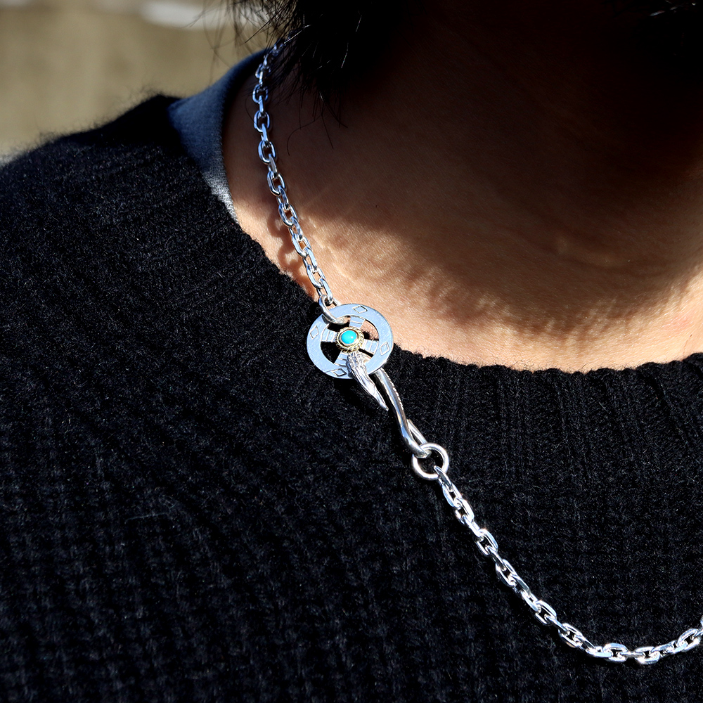 TADY&KINGイーグルフック＆レギュラーホイール金縄ターコイズ付き