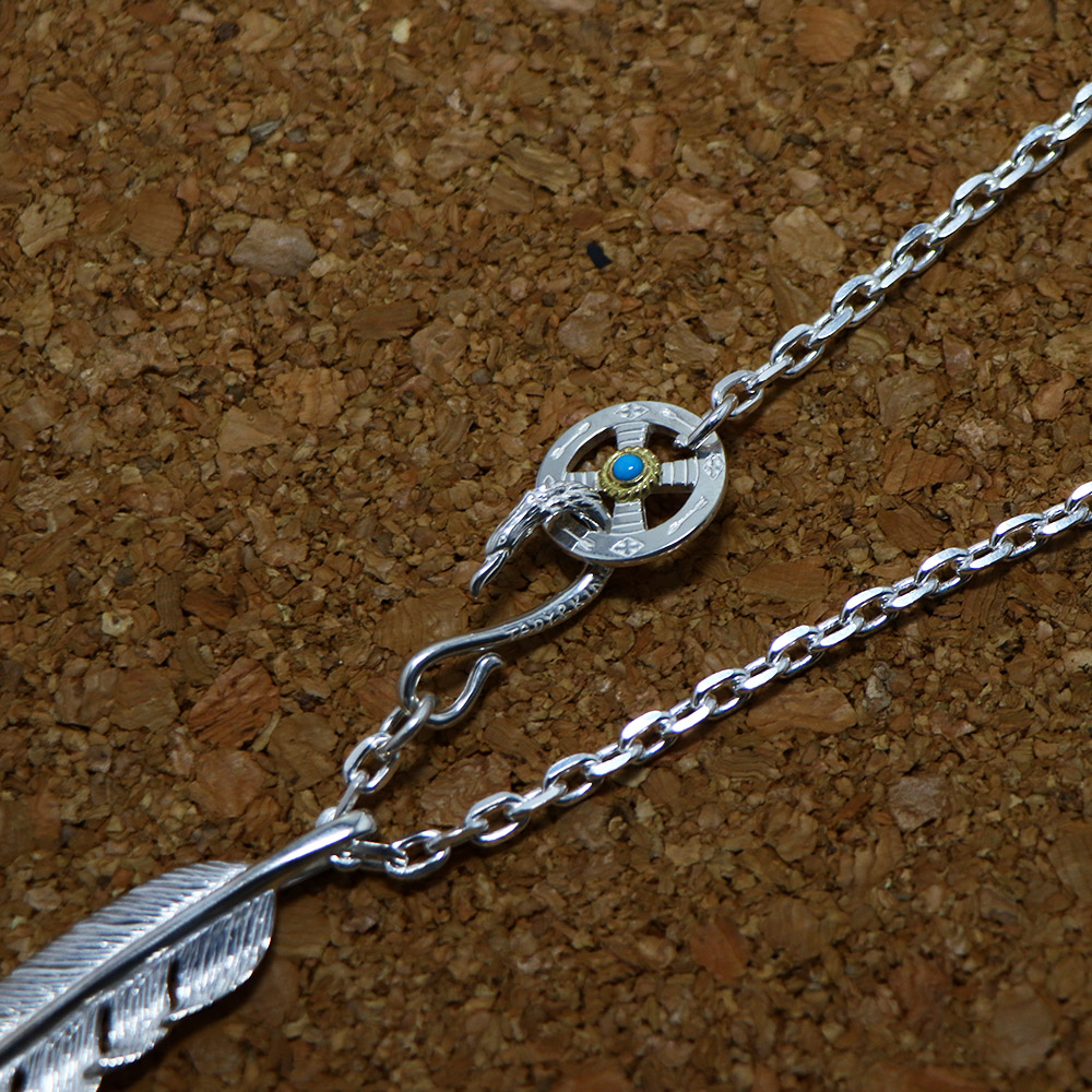 セット tady&king イーグルフック レギュラーホイール金縄ターコイズ TADY&KINGイーグル フック＆レギュラーホイール金縄ターコイズ付き