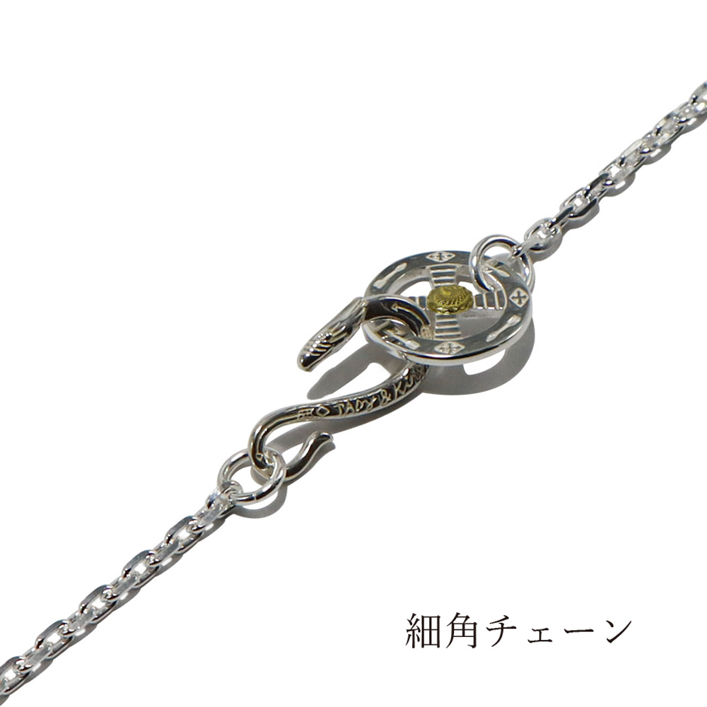 ネイティブフック＆ネイティブホイールK18ウルフ付きチェーン細角or細