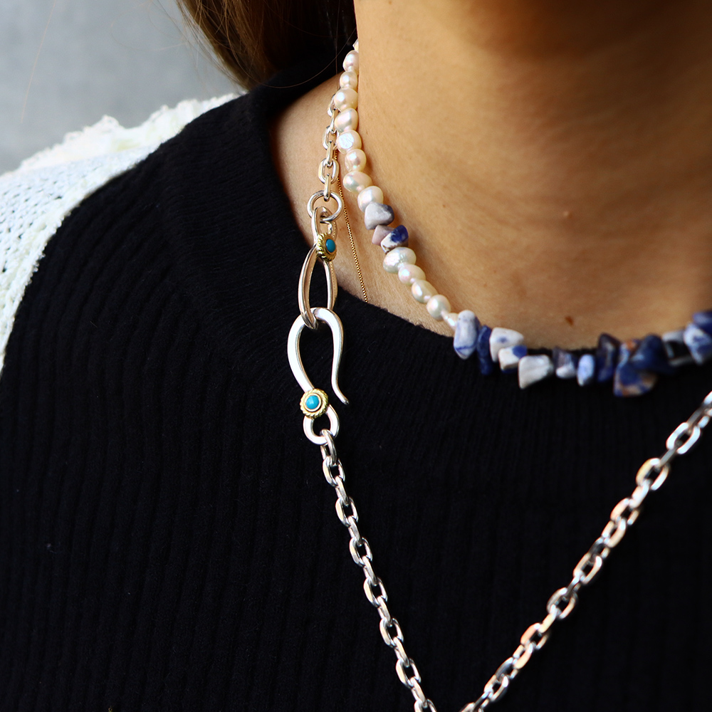 TADY&KINGOLDフックSV金縄ターコイズ ALL ITEM TADY＆KING ONLINE STORE