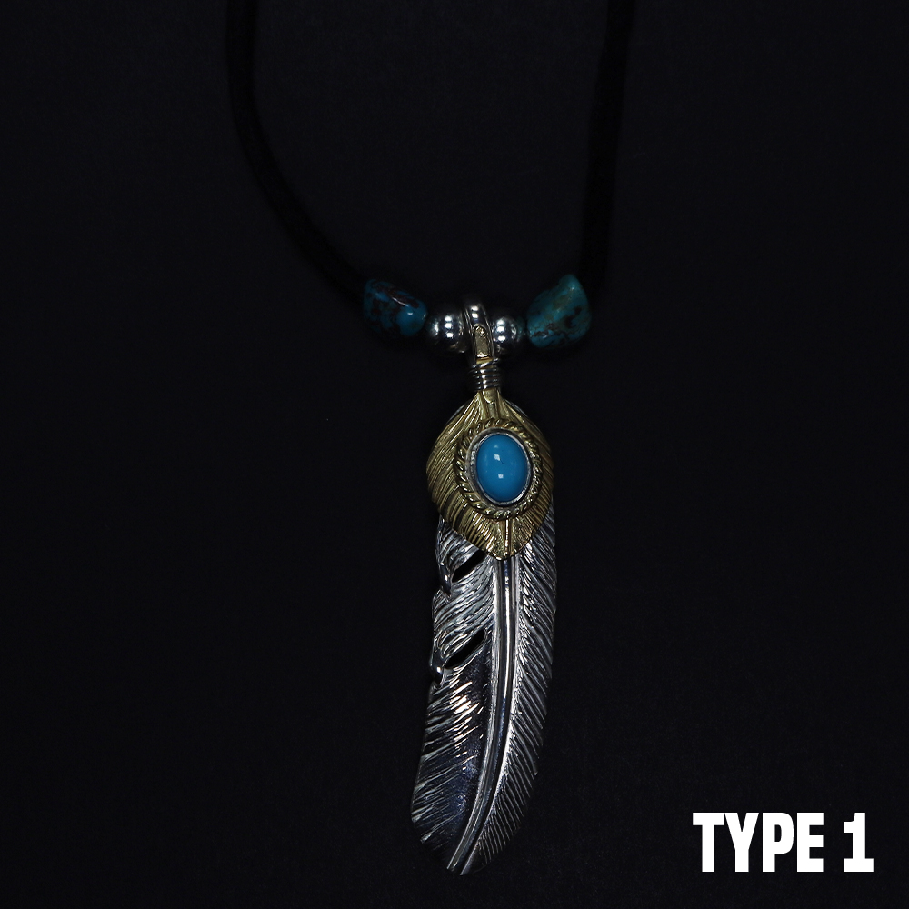 TADY&KING[FIRST ITEM]特大ハートK18フェザー金縄枠SVターコイズ 1点物