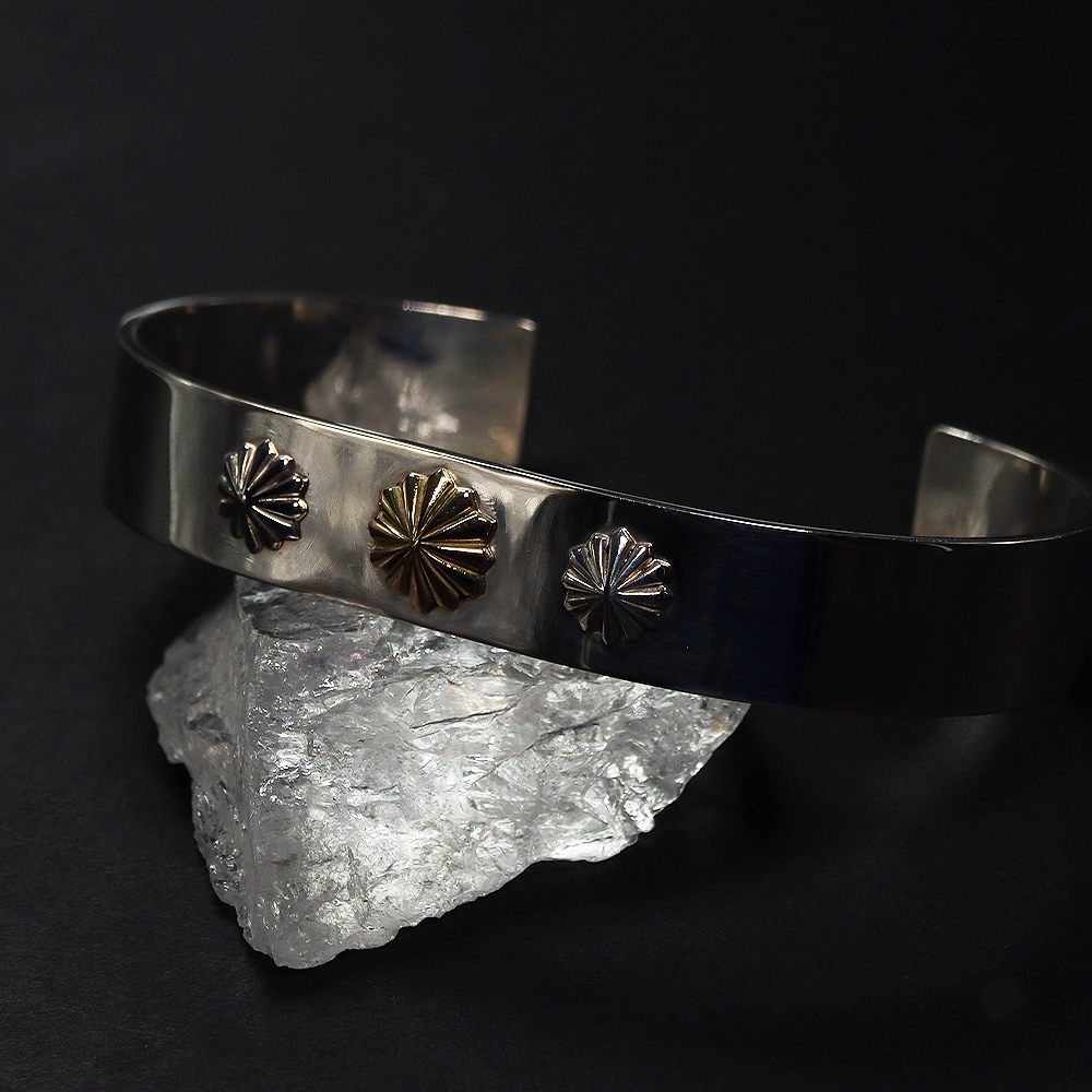 TADY&KING[FIRST ITEM]平打ちバングルアポロK18サイドアポロSV(L) 1点