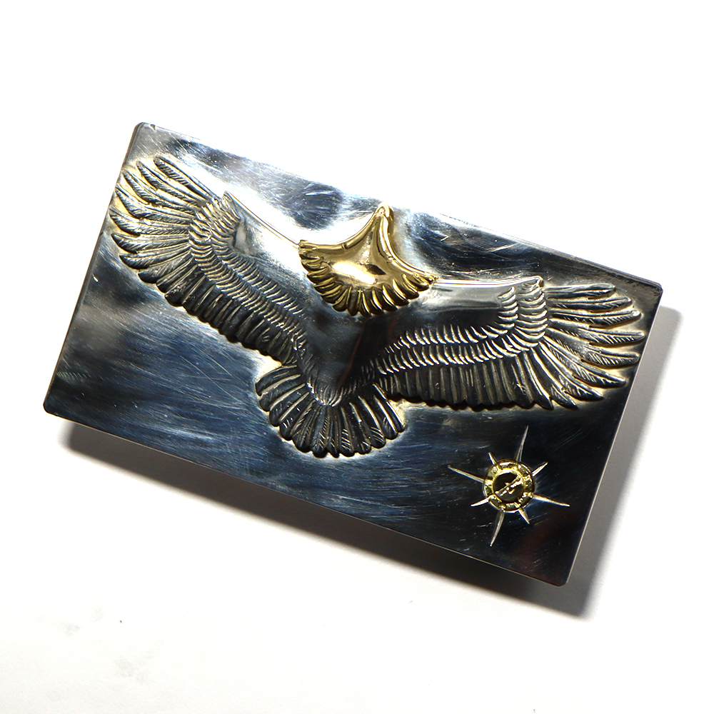 TADY&KING[FIRST ITEM] 特注特大イーグル頭金K18イーグル太陽彫り