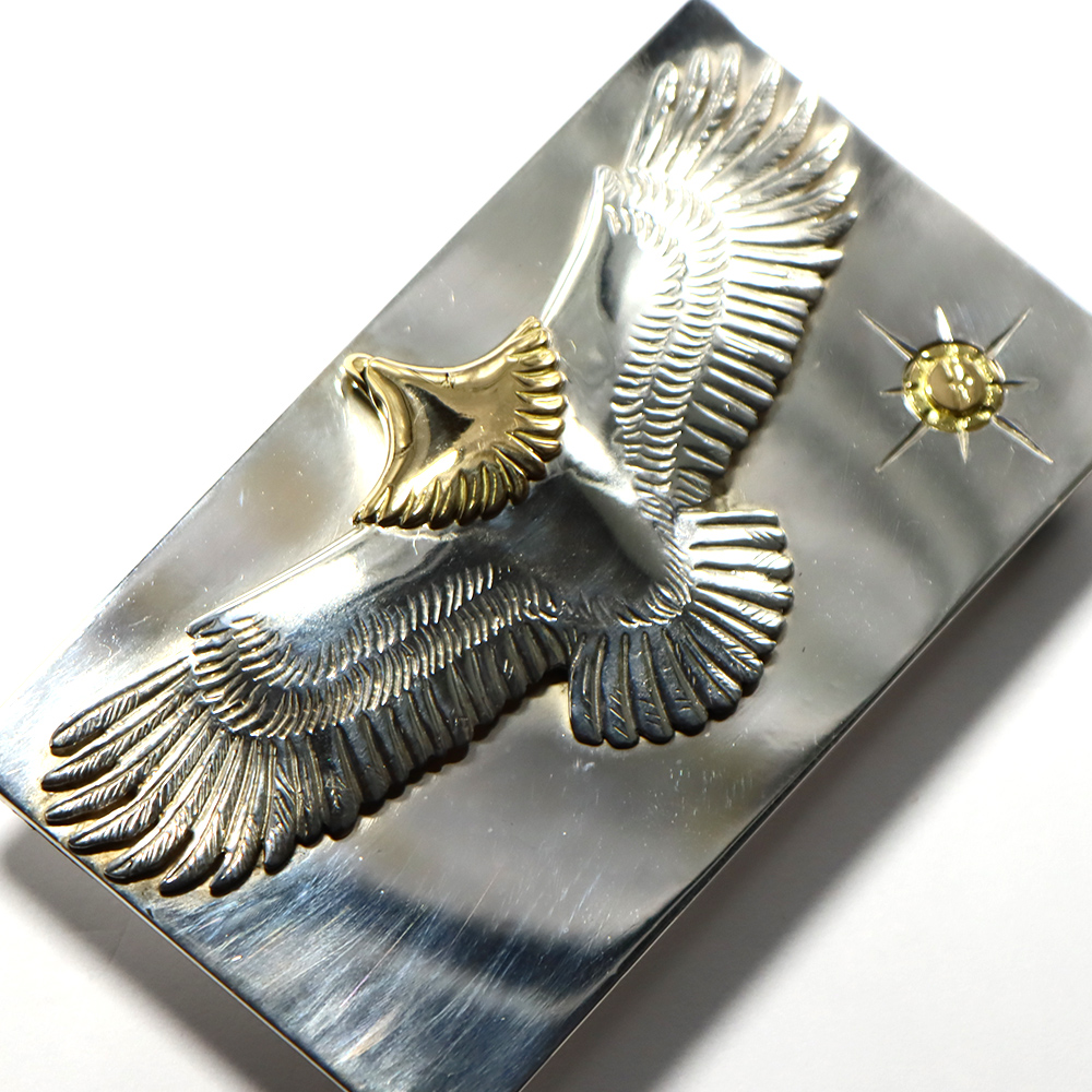 TADY&KING[FIRST ITEM] 特注特大イーグル頭金K18イーグル太陽彫り