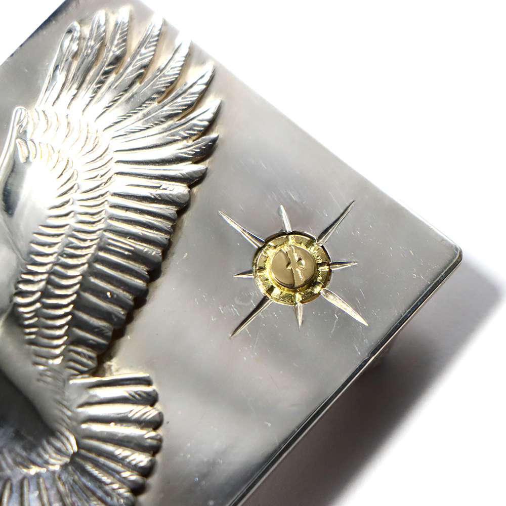 TADY&KING[FIRST ITEM] 特注特大イーグル頭金K18イーグル太陽彫り