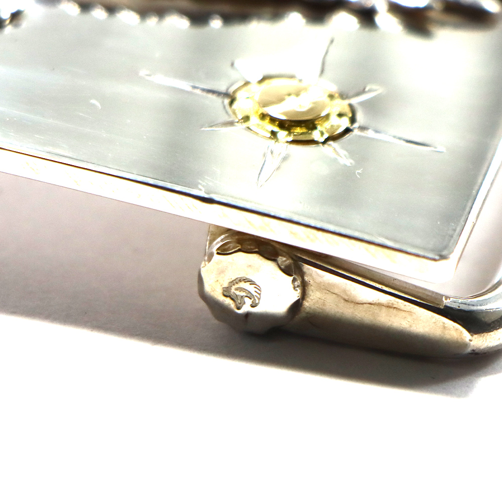 TADY&KING[FIRST ITEM] 特注特大イーグル頭金K18イーグル太陽彫り