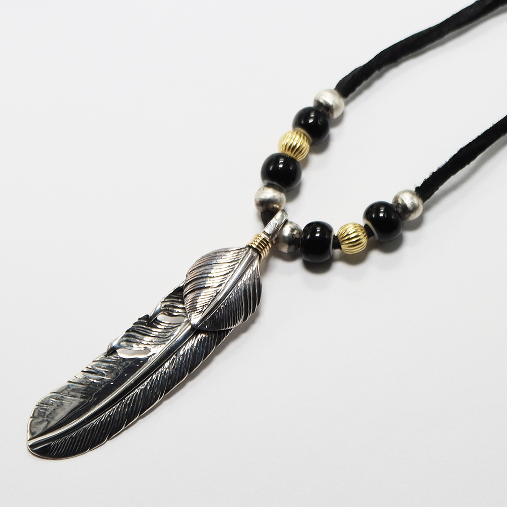 TADY&KING[FIRST ITEM]特大フェザーSVハートSV丸線K18 1点物