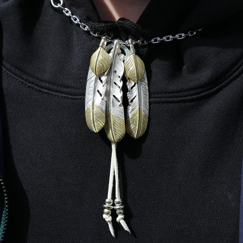 TADY&KINGハートK18フェザー剣先K18 MMサイズ Necklace