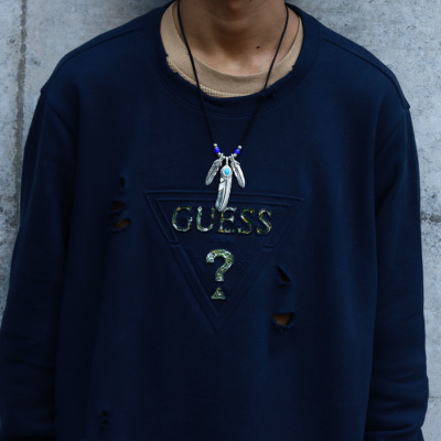 TADY&KING全金フェザーハートK18特大サイズ Necklace TADY＆KING