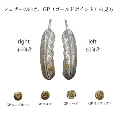 TADY&KINGSVフェザーハートK18GPウルフ MMサイズ ALL ITEM