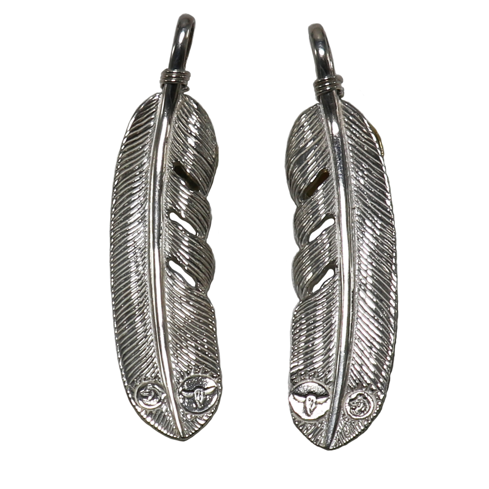 TADY&KINGハートSVフェザー金縄ターコイズK18ウルフ Lサイズ ALL ITEM