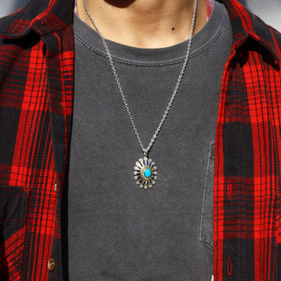 TADY&KINGOLDサンライトトップSV 金縄ターコイズ 小 Necklace TADY＆KING ONLINE STORE