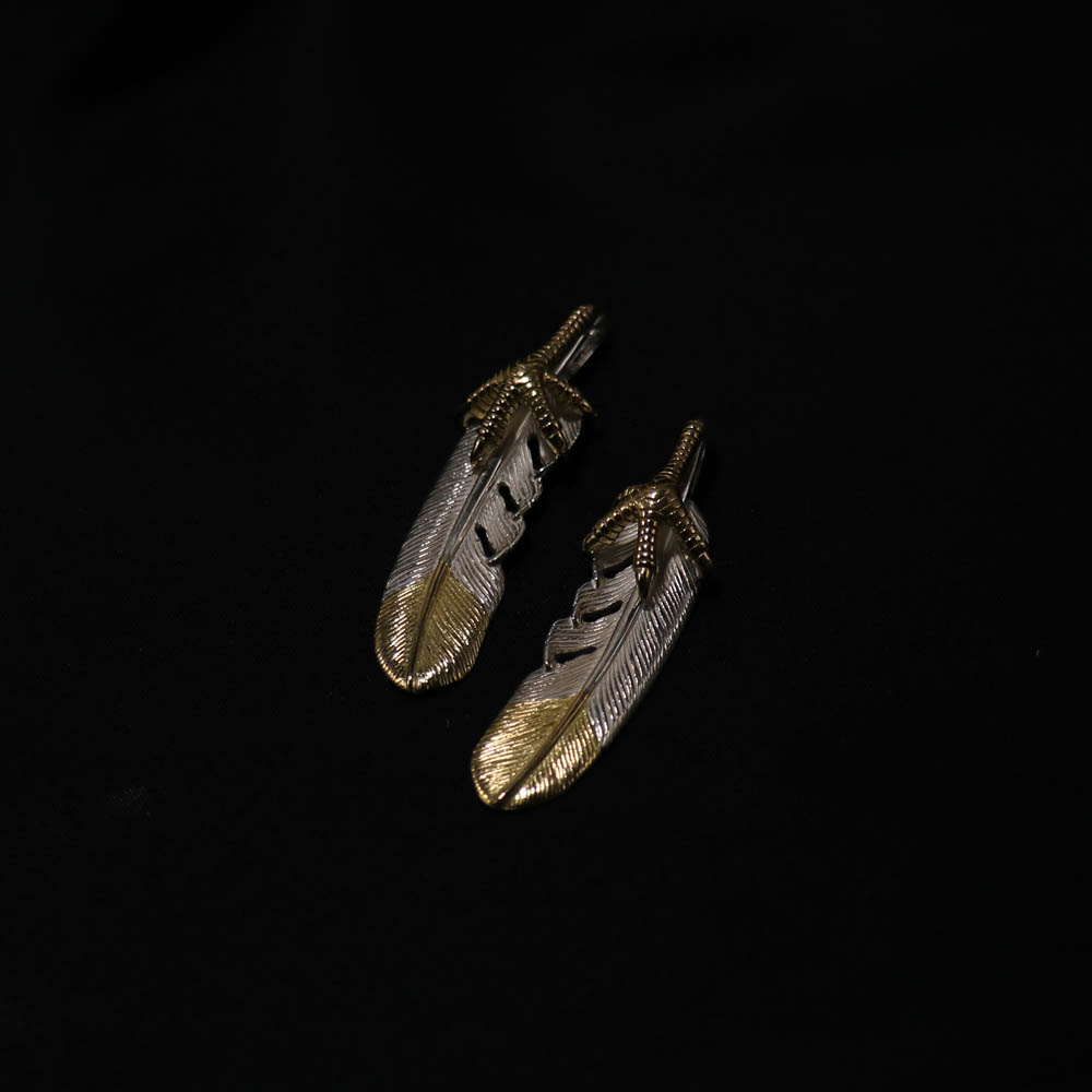 新しい季節 TADY&KINGSVフェザー剣先k18爪K18 TADY＆KING Necklace MMサイズ ペンダントトップ、チャーム
