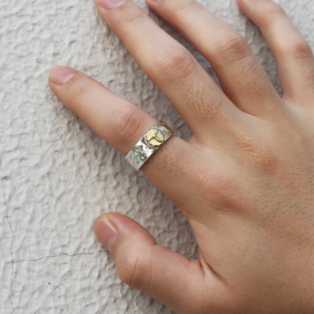 TADY&KING[ORDER ITEM]【特注サイズ25号～30号】アラベスク平打ち