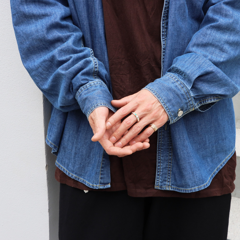 TADY&KINGコウマルリング金縄ターコイズ アラベスク Ring