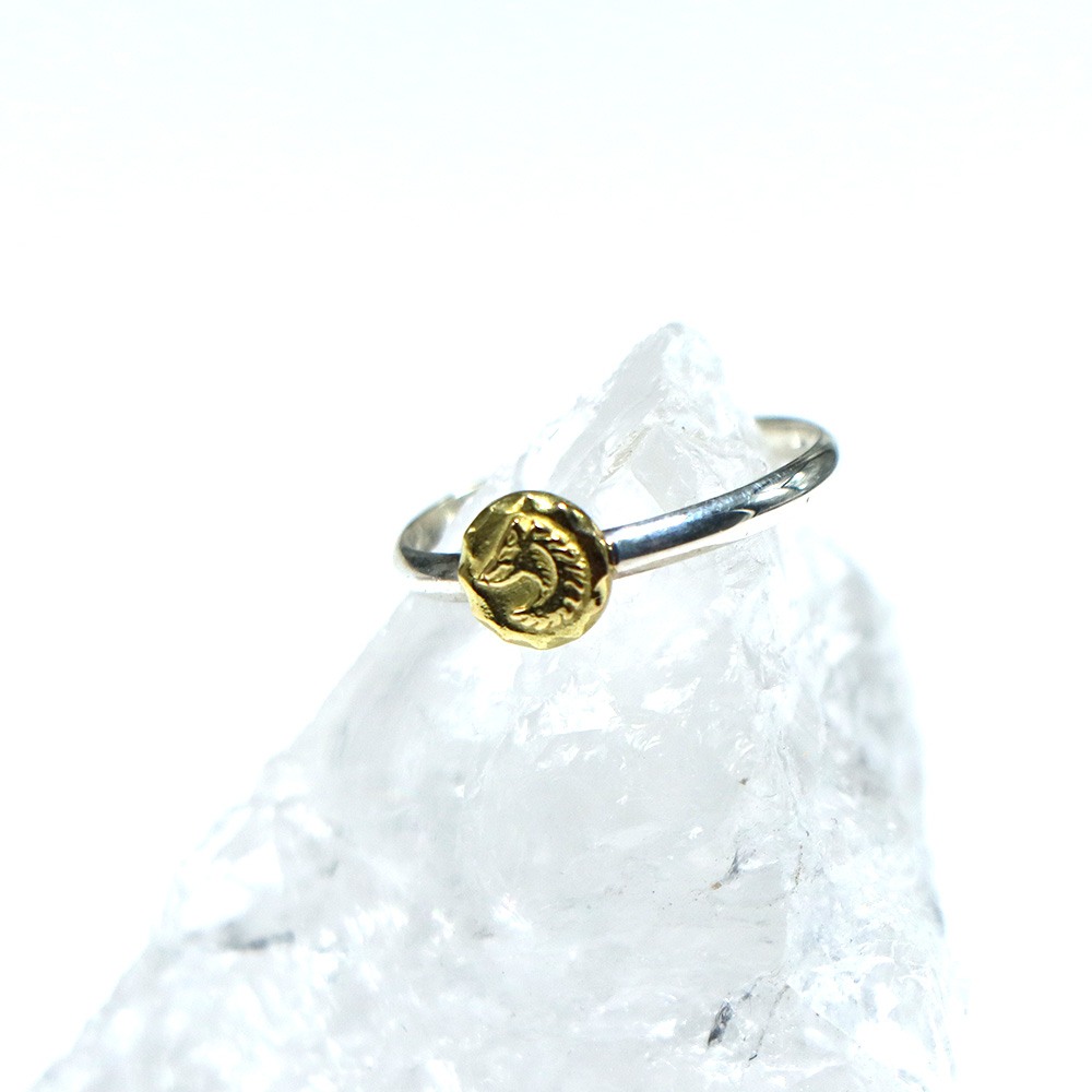 TADY&KINGコウマルピンキーリングK18ウルフ Ring TADY＆KING ONLINE STORE