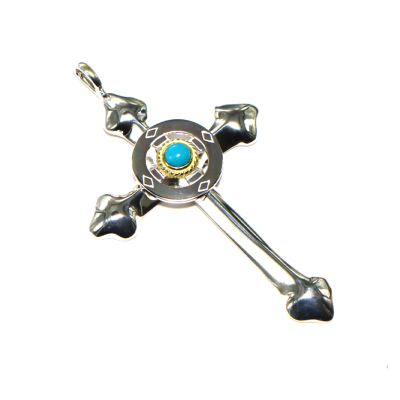 TADY&KING[ORDER ITEM]ラージクロスSVホイール金縄ターコイズ 特注