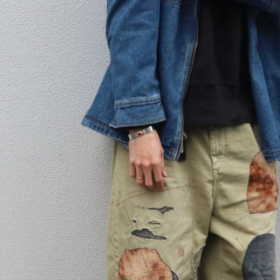 TADY&KING[ORDER ITEM] 平打ちバングル金縄赤珊瑚 特注アイテム