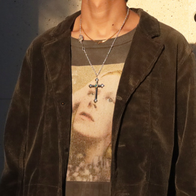 TADY&KING[ORDER ITEM]ラージクロス金縄スパイダーターコイズ 特注