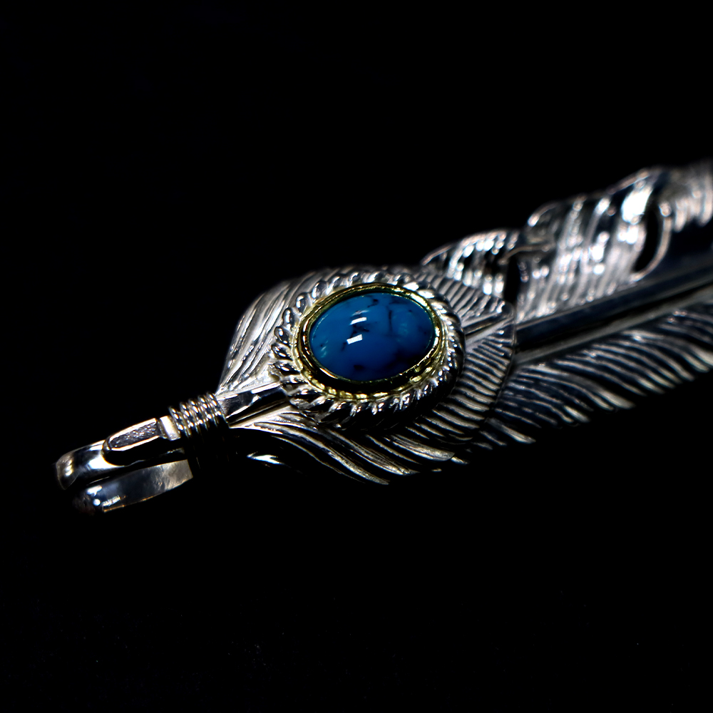 L*C様 TADY&KING ハートSVフェザー銀縄ターコイズ Lサイズ TADY&KINGハートSVフェザー銀縄ターコイズ Lサイズ ALL ITEM