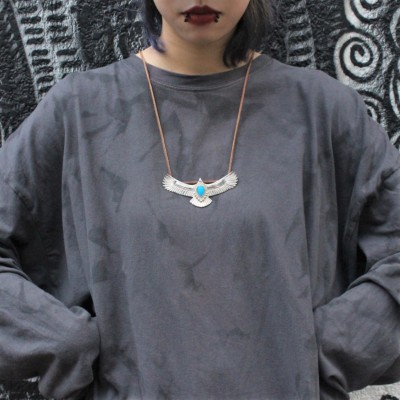 TADY&KINGOLD大イーグルSVターコイズ Necklace TADY＆KING ONLINE STORE