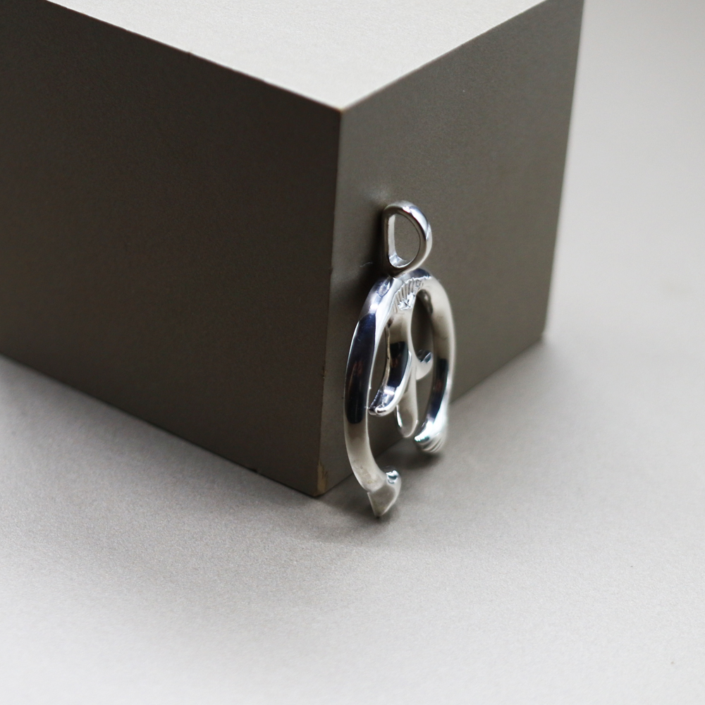 ra-2286) TADY＆KING ナジョーネ SV シルバー TADY&KINGOLDナジョーネSV 大 プレーン Necklace TADY＆KING
