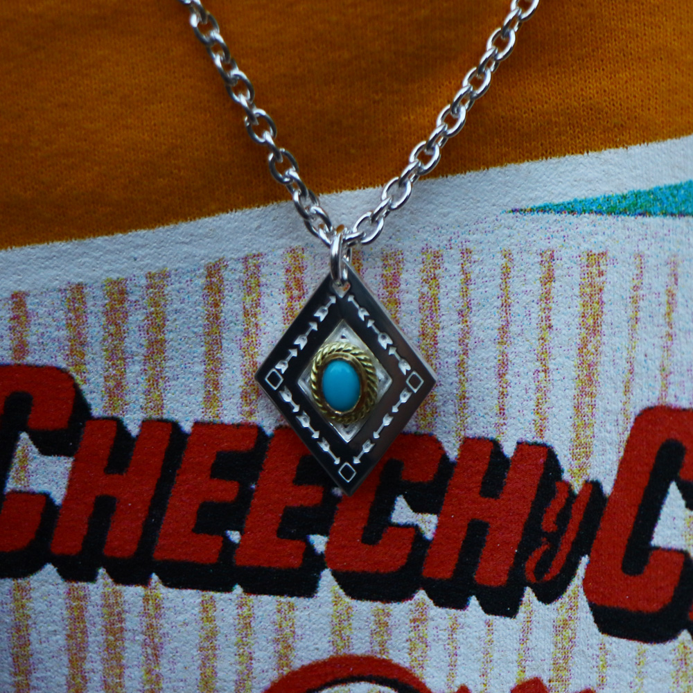 TADY&KINGオルテガトップSV金縄ターコイズ Necklace TADY&KING TADY&KINGオルテガトップSV金縄ターコイズ Necklace TADY&KING