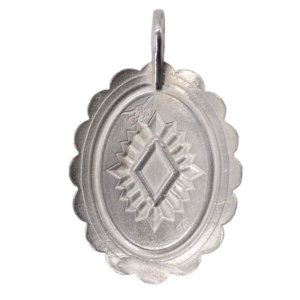 TADY&KINGエリプスフラワーコンチョTOP 銀縄ターコイズ Necklace