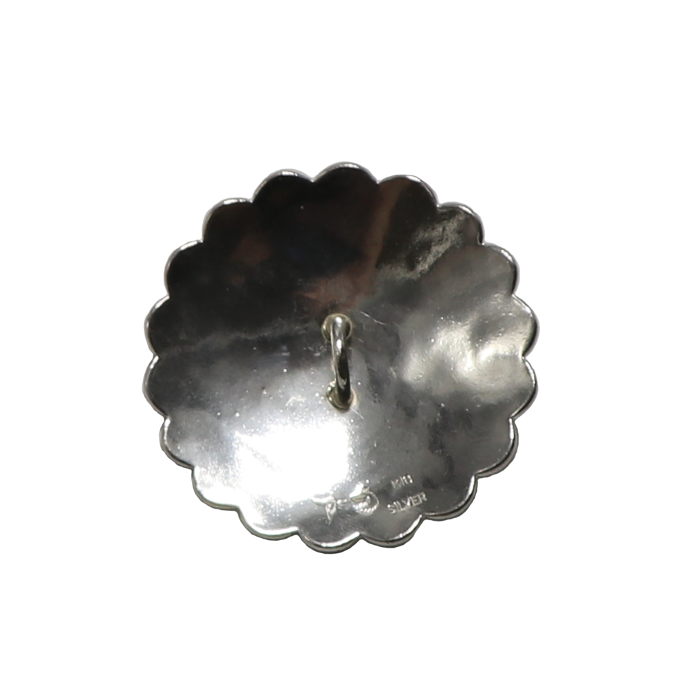 TADY&KINGレザー用カスタムパーツフラワーコンチョSV K18ローズ 中