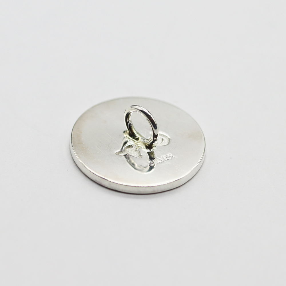 TADY&KINGレザー用カスタムパーツスターコイントップSVコンチョ