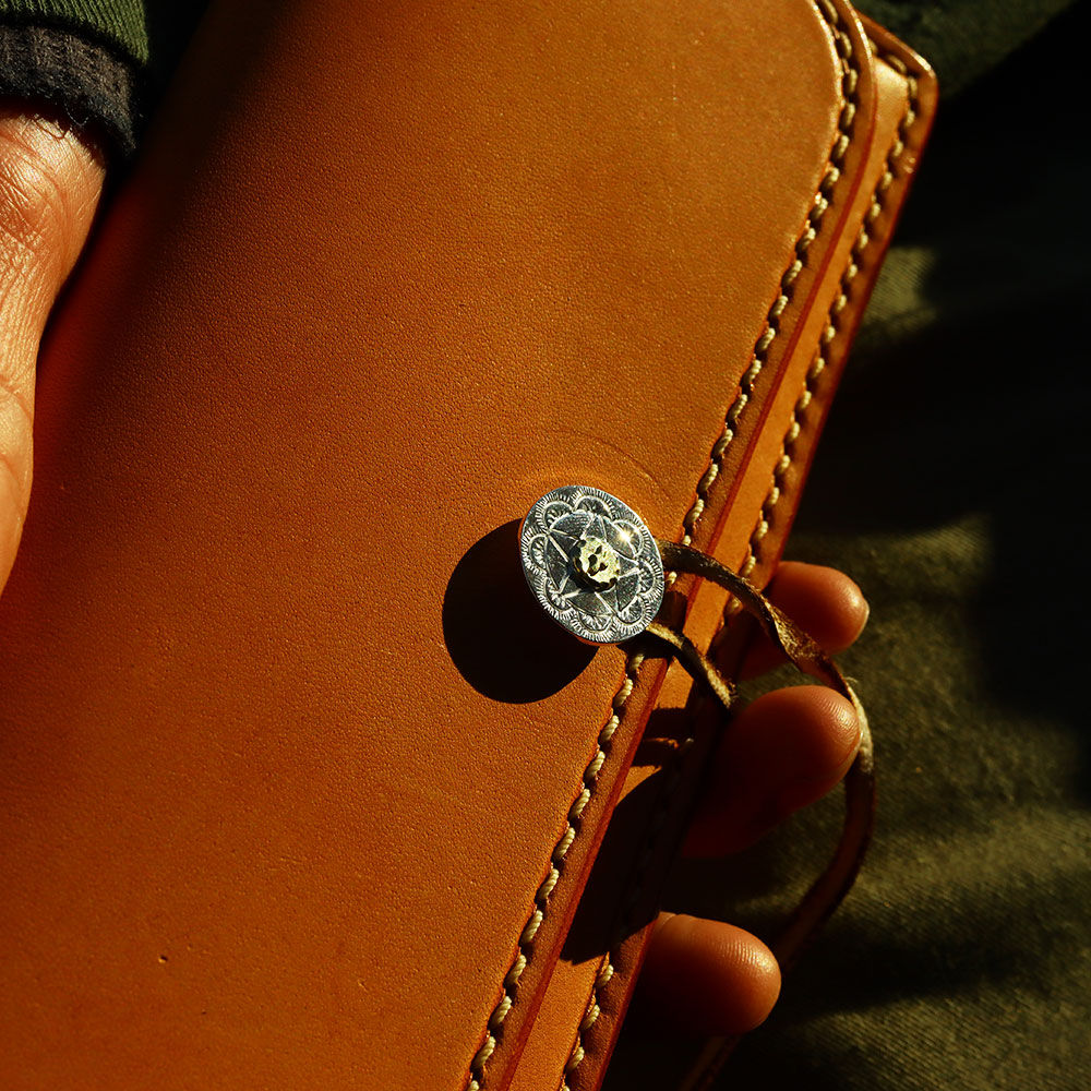 TADY&KINGレザー用カスタムパーツスターコインコンチョK18付き レザーカスタムパーツ TADY＆KING ONLINE STORE